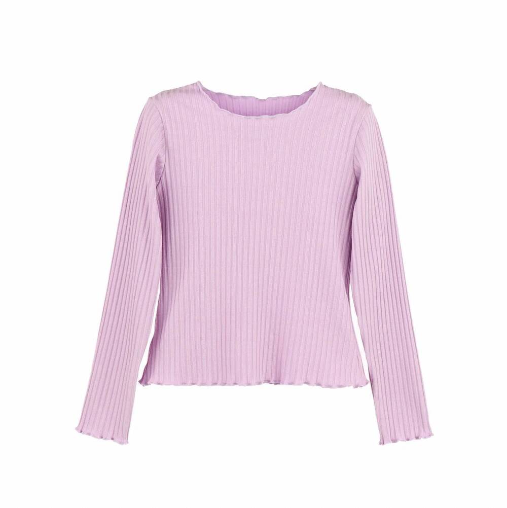 NEW GABBY girls kelsey knit long sleeve top in lilac